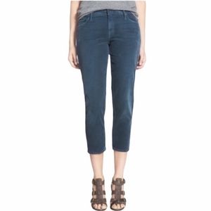 Mother Dropout Corduroy Pants Indigo Blue Size 26